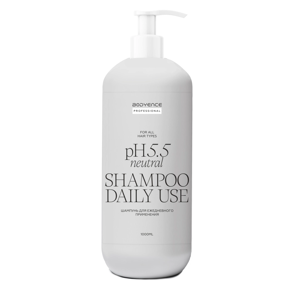 BODYENCE , Шампунь для волос ЕЖЕДНЕВНЫЙ Shampoo Daily Use pH 5.5, 1000 мл